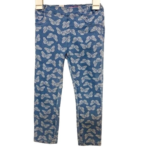 The Children’s Place Toddler Girls Butterfly Denim Pull On Jeggings - Picture 1 of 8